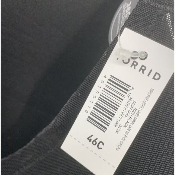 New Torrid 360 Back Smoothing Wire Free Lightly Lined Bra Black Leopard Sz 46C - Picture 4 of 8